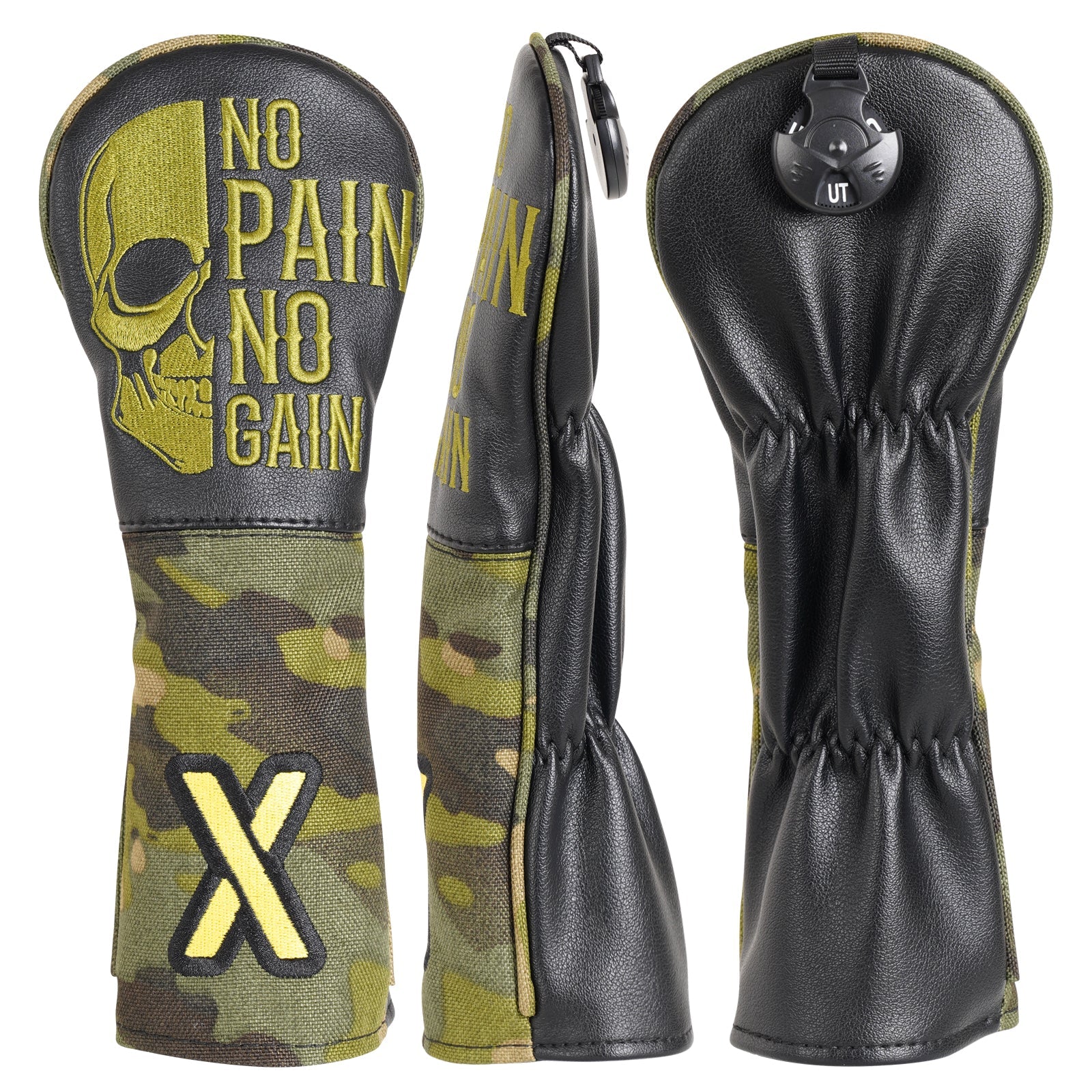 No Pain No Gain Golf Head Cover Set