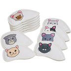 White Cats Iron Covers 12PCS