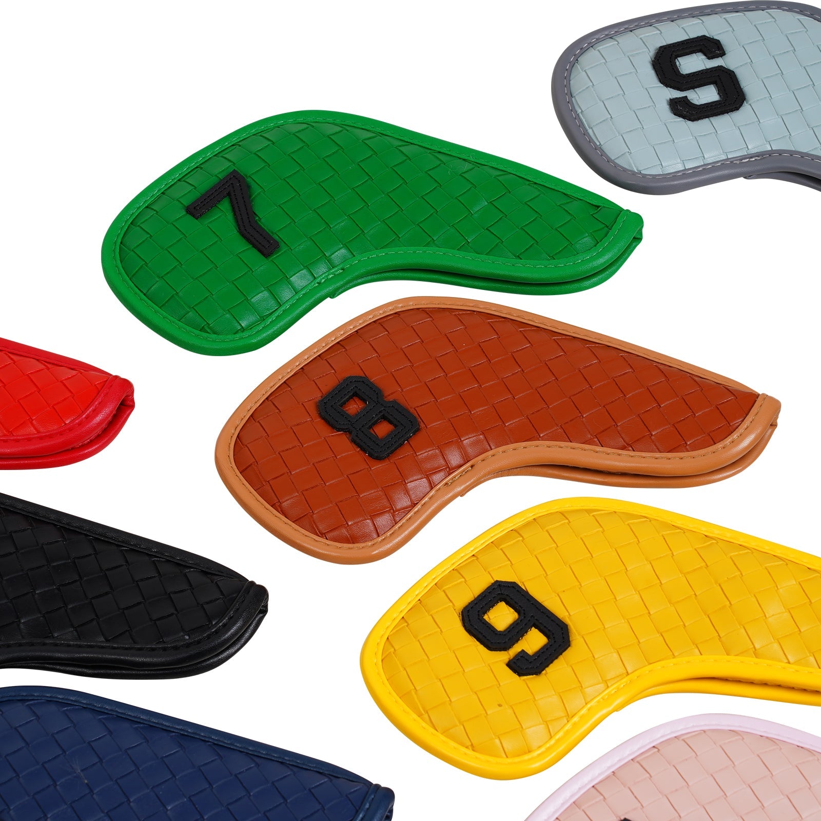 10 Colors Woven Lines Iron Covers 10PCS£¨4-9£¬P,A,S,X£©