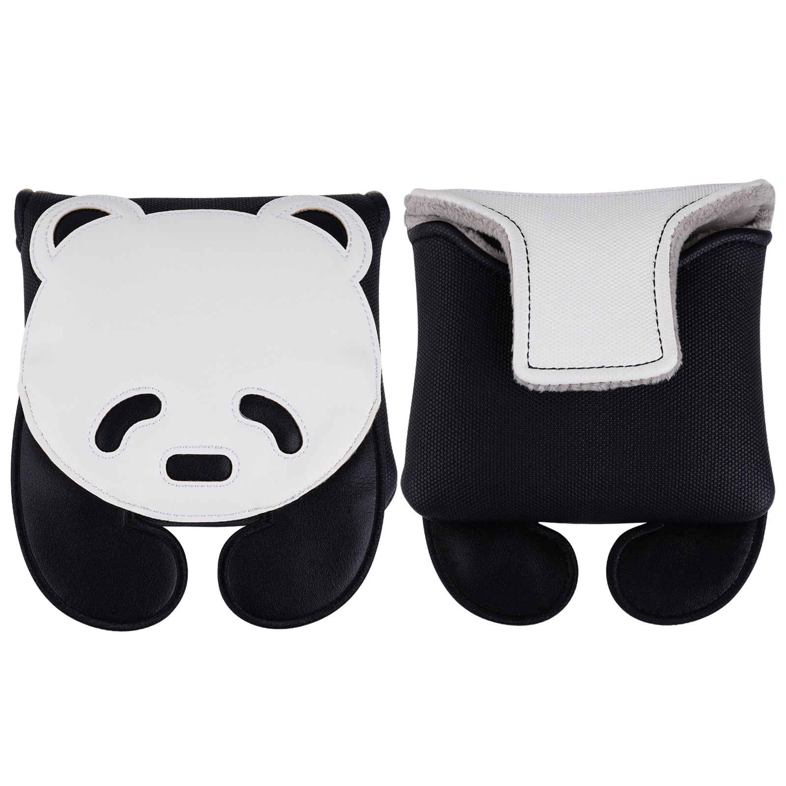 Black Panda Magnet Square Putter Cover