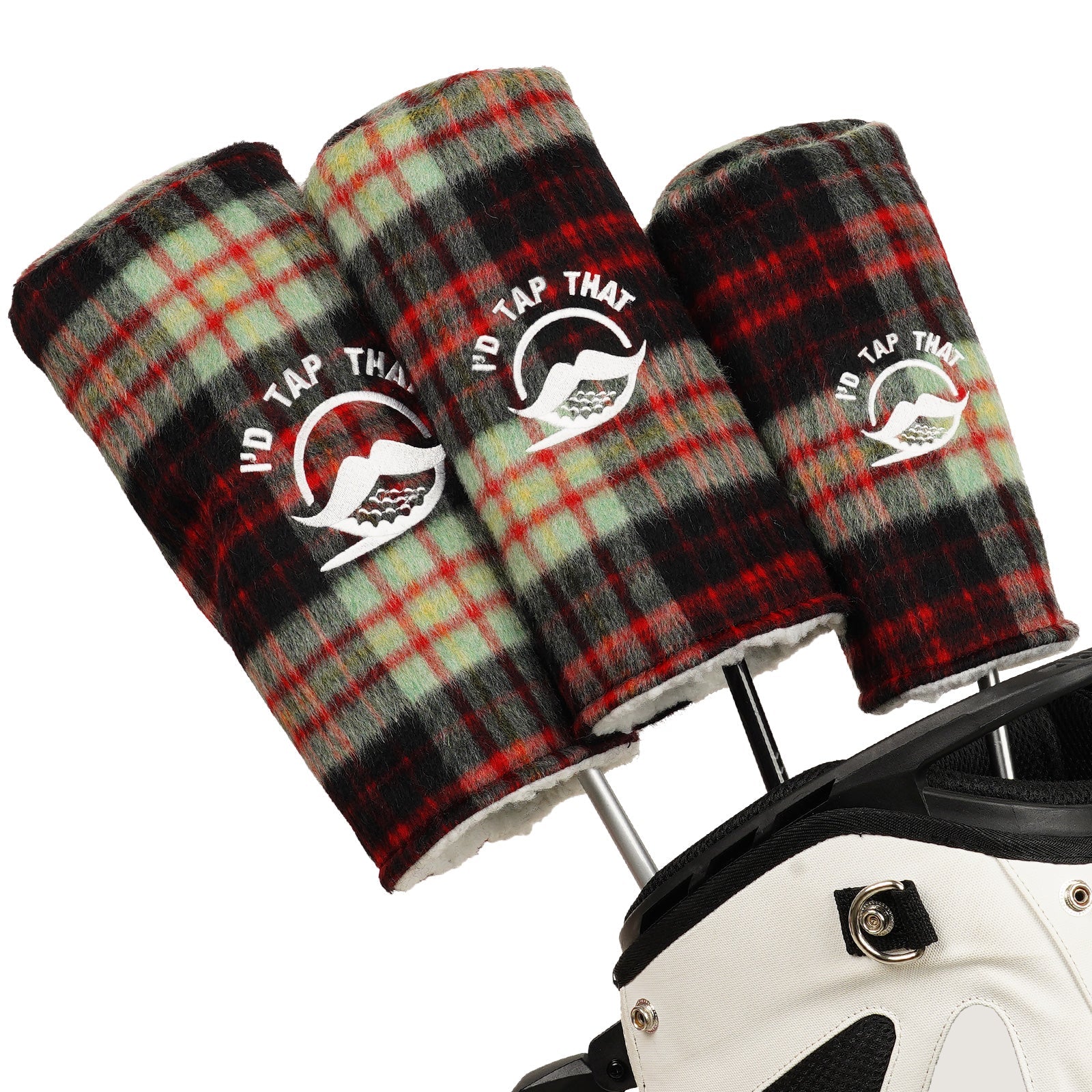 Scottish Plush Cylinder Wooden Head Cover Set