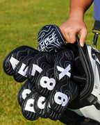 Black Map Texture Iron Cover 10pcs£¨4-9,P,A,S,X£©