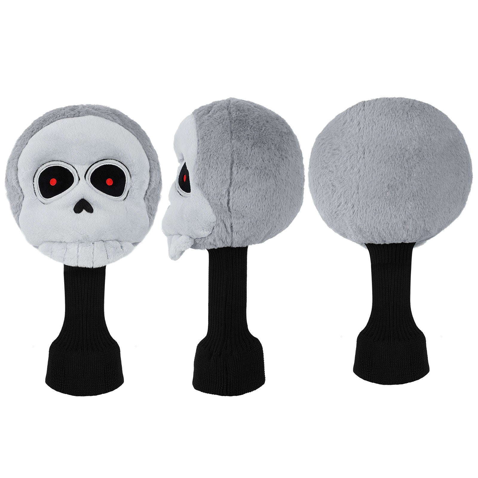 Red Grey Grim Reaper Animal Driver Head Cover