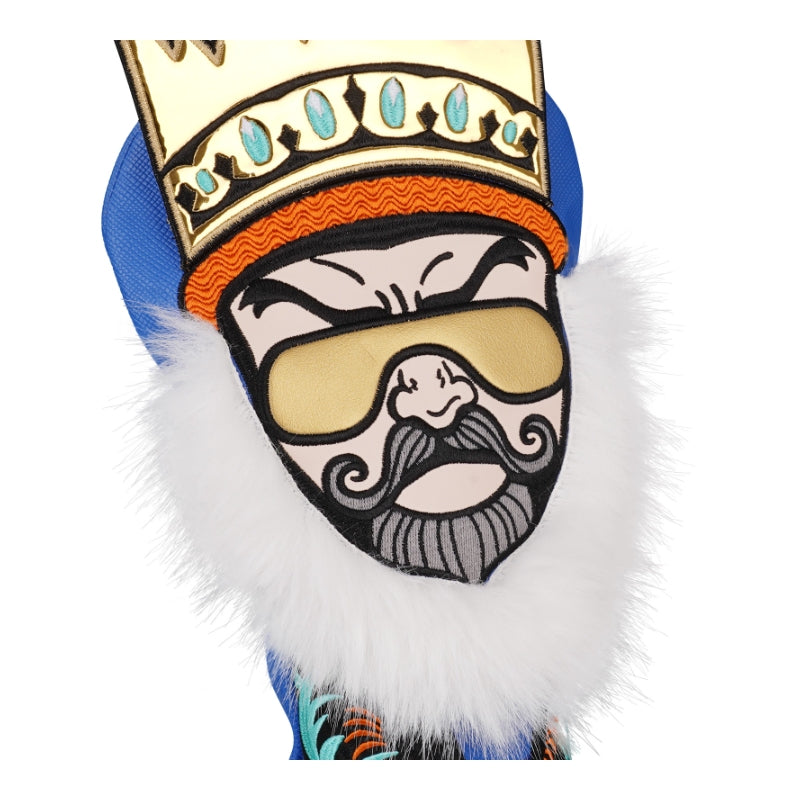 Majestic Bearded King with Crown Driver Head Cover