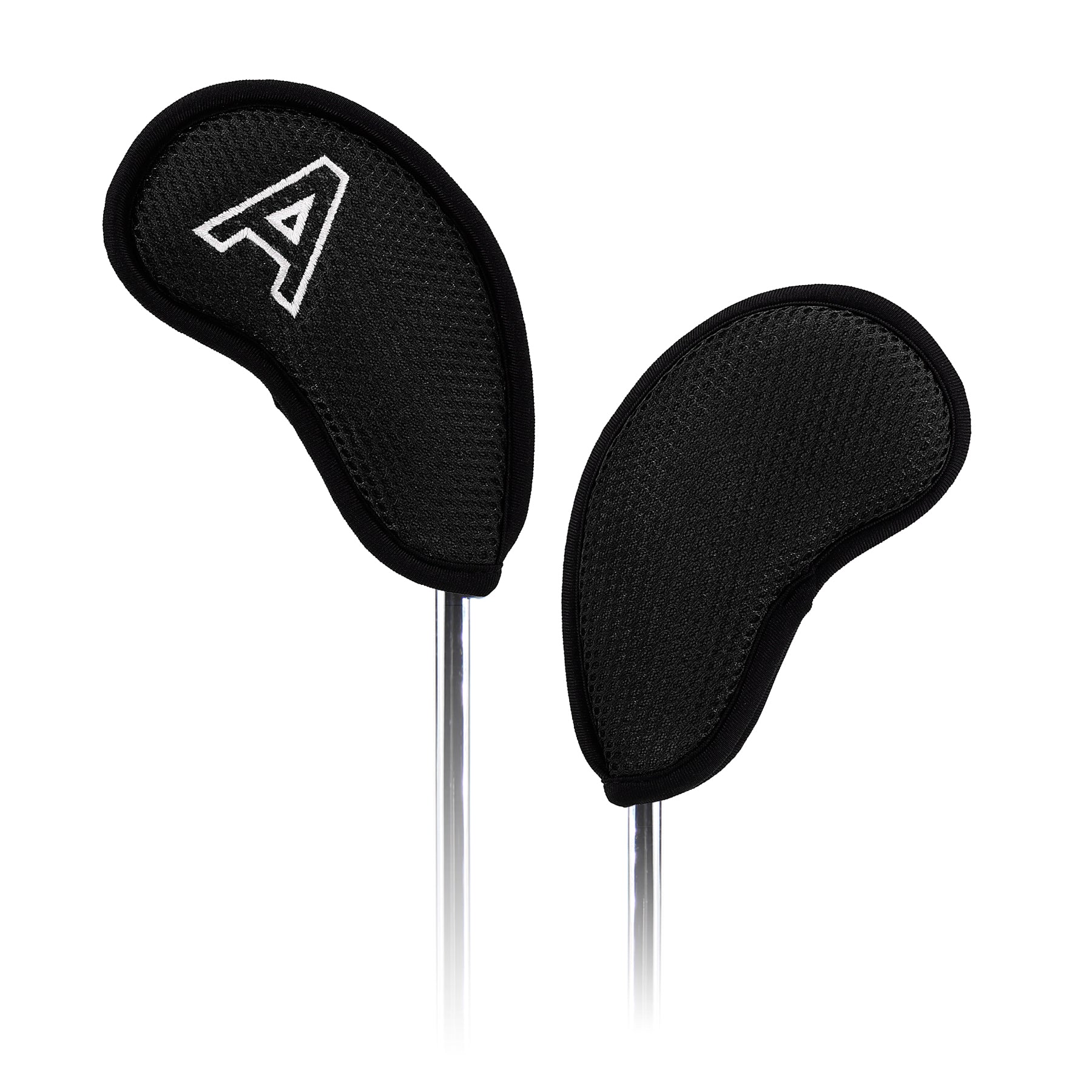 10 pcs/Set Black Meshy Golf Iron Head Covers