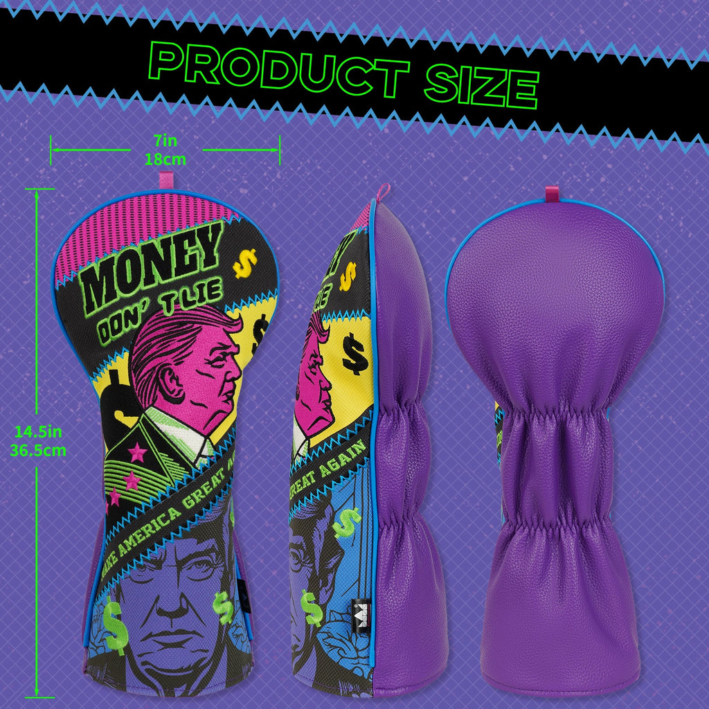 Money Don't Lie Driver Golf Headcover