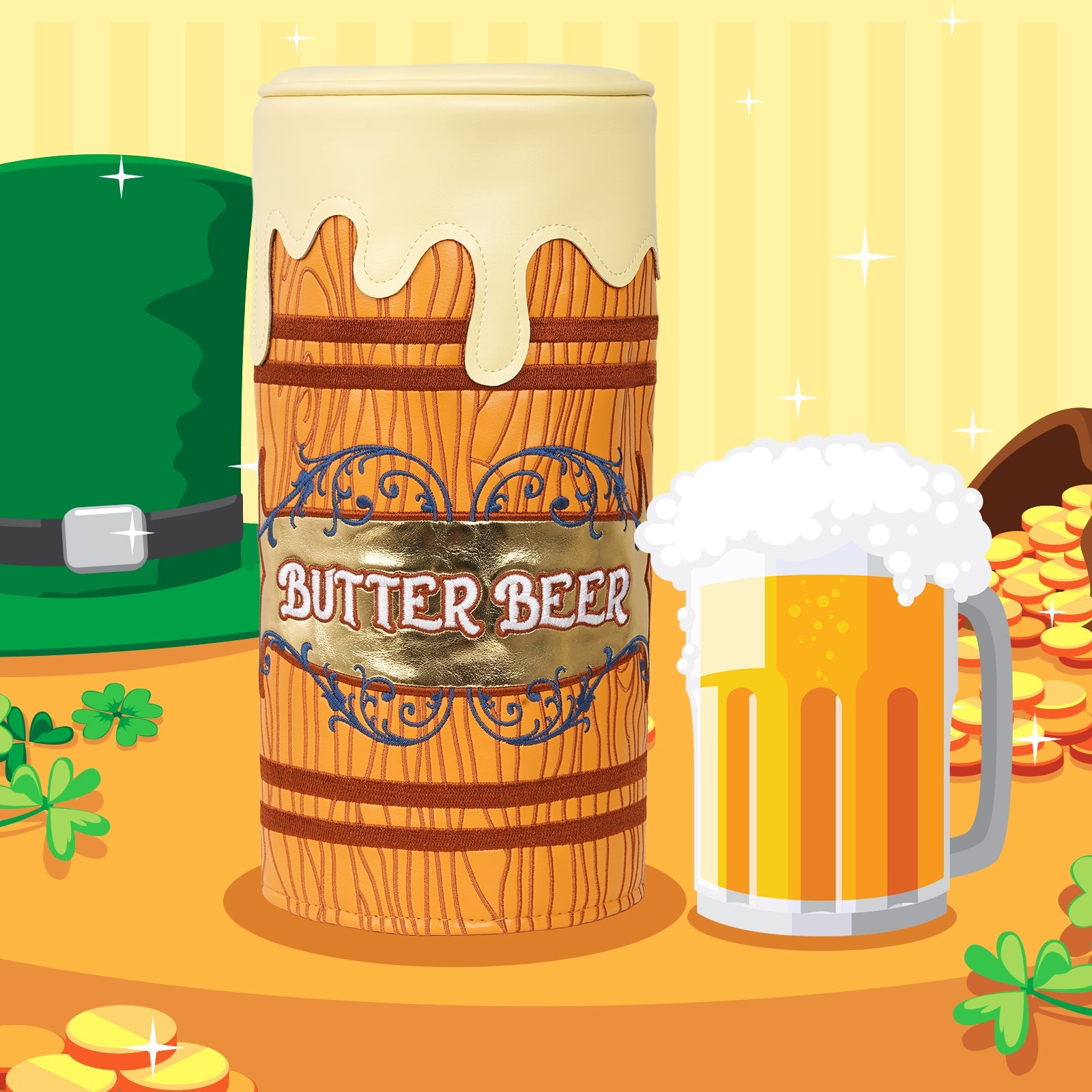 Butter Beer Barrel Driver Golf Headcover