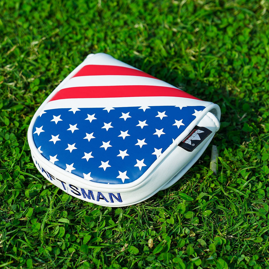 USA Flag DF3 Mallet Putter Golf Head Cover