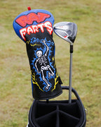 Blue Man Hit by Thunder Driver Headcover