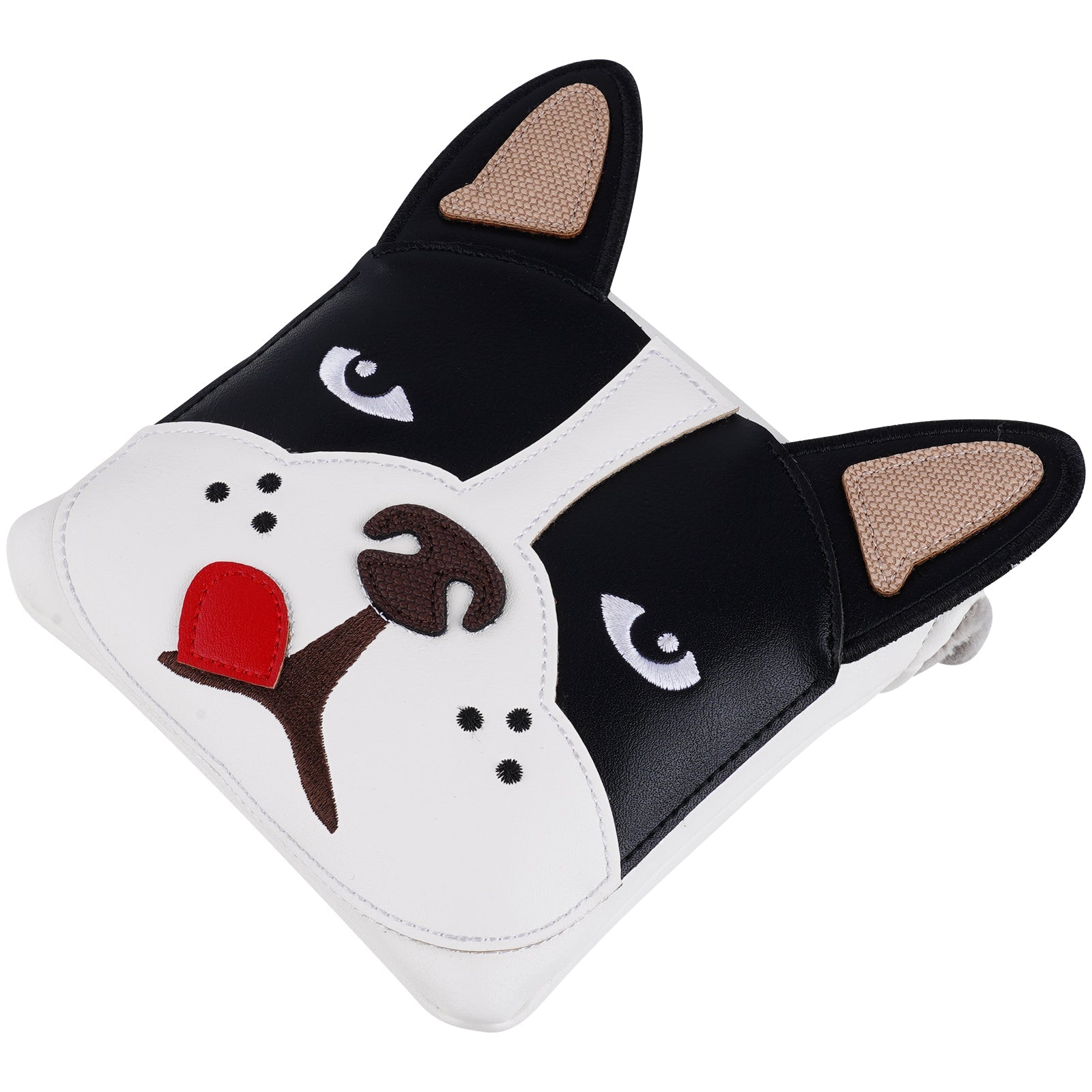 White French Bulldog Square Putter Head Cover