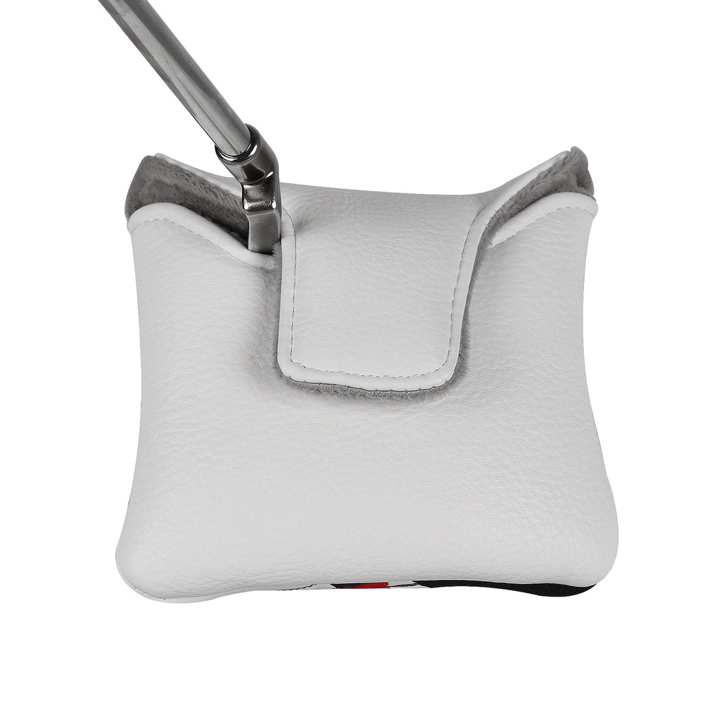 Chips and Four Aces Poker Mallet Putter Head Cover-CraftsmanGolf