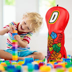 Red Lego Driver Golf Headcover