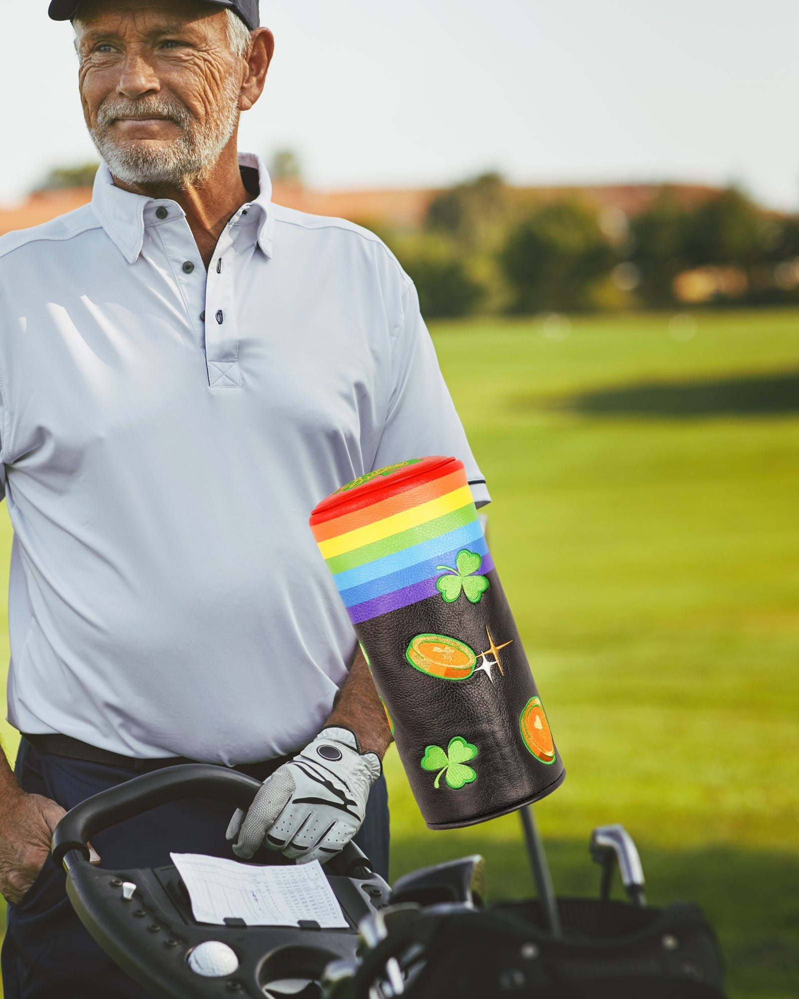 Treasure at the end of the Rainbow Barrel Golf Headcover