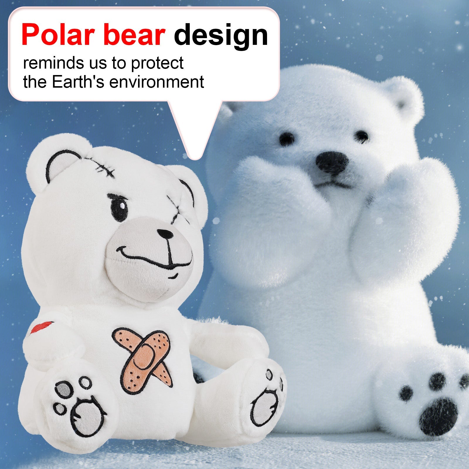 White Bear Driver Golf Head Cover