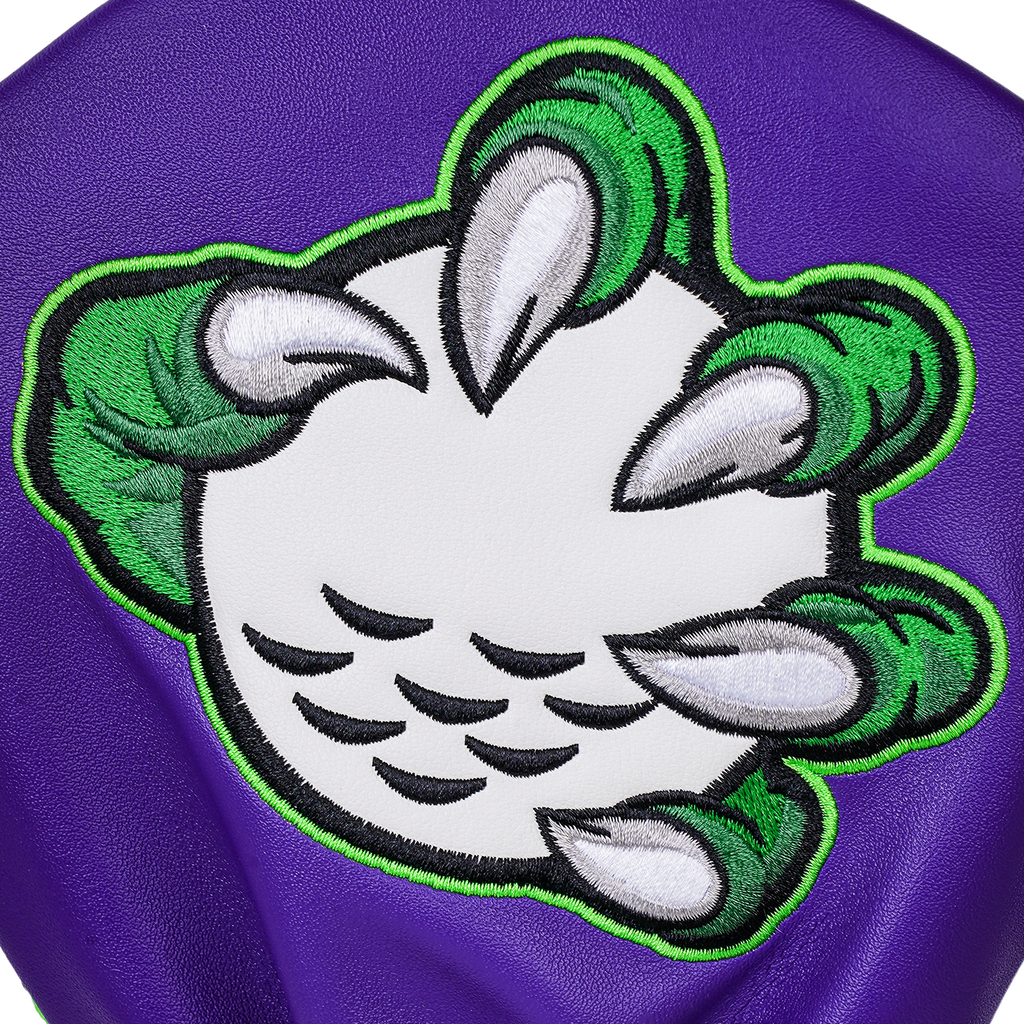 Alligator Purple Leather Driver Head Cover