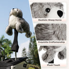 Gray Seal Plush Animal Golf Headcover