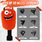 Orange Monster Golf Headcover Set