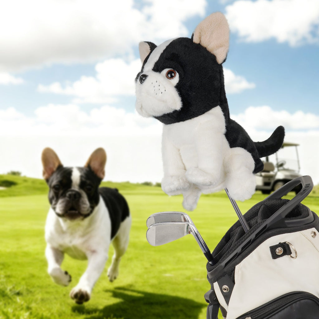 Bulldog Plush Animal Driver Golf Headcover