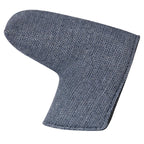 Gray Blue Knitted Blade Putter Head Cover