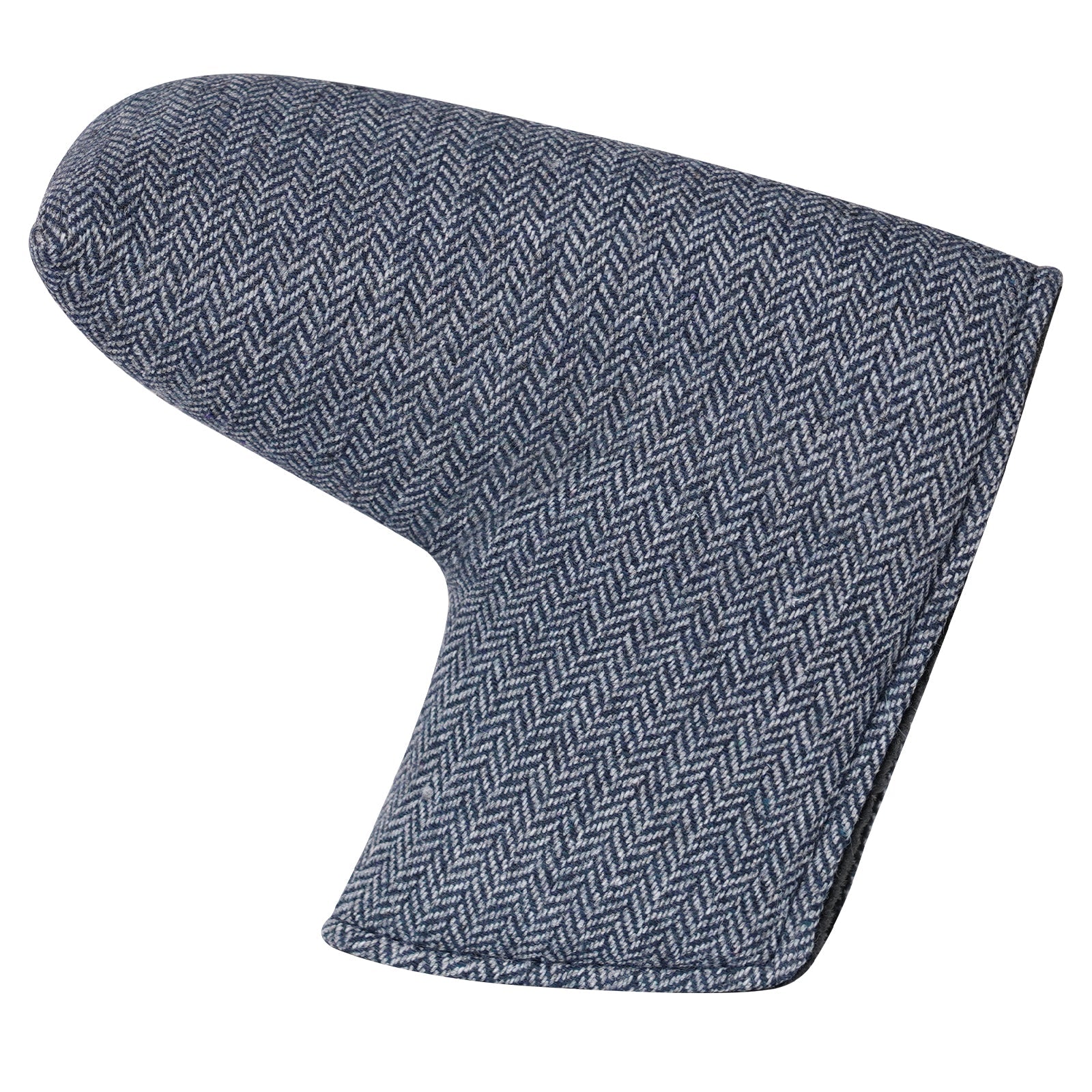 Gray Blue Knitted Blade Putter Head Cover