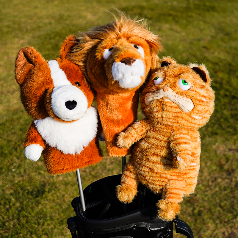 New Design Funny Plush Animal Golf Headcover Custom