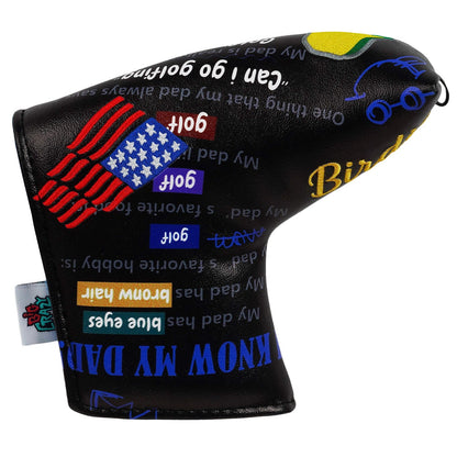 Dad loves Golfing Blade Putter Golf Head Cover