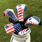 USA Flag Stars & Stripes Mallet Putter Head Cover - CraftsmanGolf