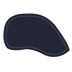 Personalized 10pcs Black Leather Iron Head Covers Set With Your Name