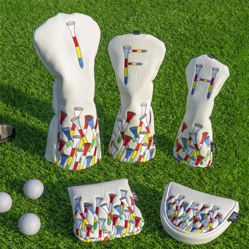 Colorful Tees Golf Head Covers Set