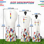 Colorful Tees Golf Head Covers Set