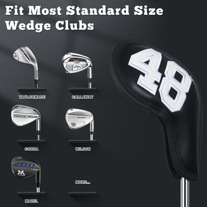 Colorful Numbers Magnetic Wedge Iron Headcovers Set (48¡ã,50¡ã,52¡ã,54¡ã,56¡ã,58¡ã,60¡ã)