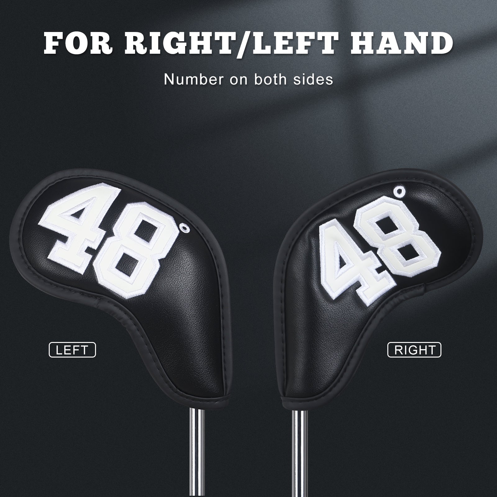 Colorful Numbers Magnetic Wedge Iron Headcovers Set (48¡ã,50¡ã,52¡ã,54¡ã,56¡ã,58¡ã,60¡ã)