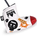 Angry Bombs Leather Golf Putter Blade Head Cover-CraftsmanGolf