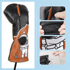 Astronaut Leather Golf Club Driver Head Cover - Craftsman Golf