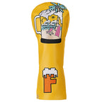 Beer Golf Club Headcovers Set (Driver, Fairway, Hybrid Cover)- Craftsman Golf
