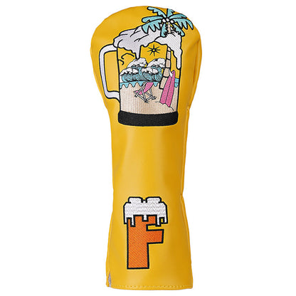 Beer Golf Club Headcovers Set (Driver, Fairway, Hybrid Cover)- Craftsman Golf