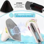 Birdie White Leather Golf Club Blade Putter Head Cover