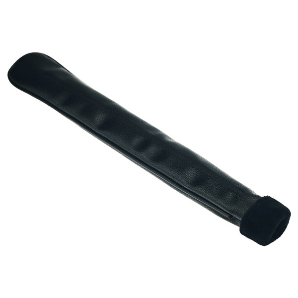 Black Leather Alignment Stick Cover-CraftsmanGolf
