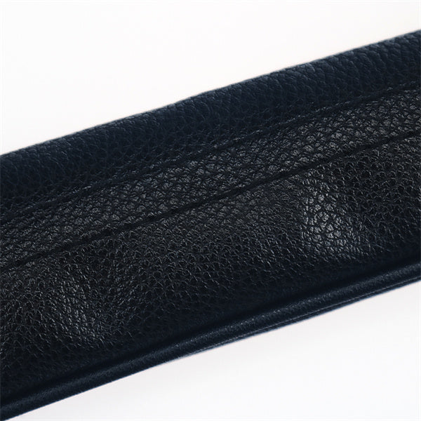 Black Leather Alignment Stick Cover-CraftsmanGolf