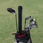 Black Leather Alignment Stick Cover-CraftsmanGolf