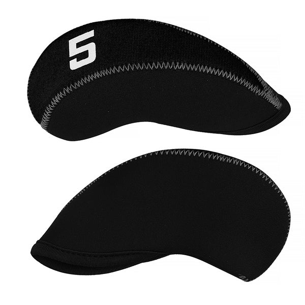 Black Neoprene Iron Head Covers  