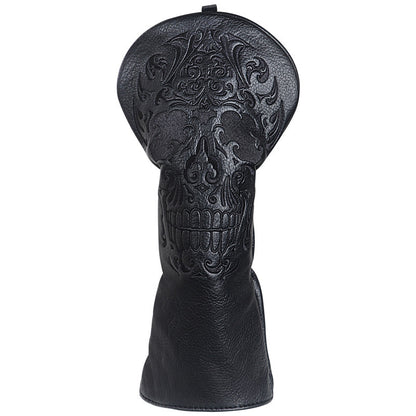 Black Skull Driver Head Cover