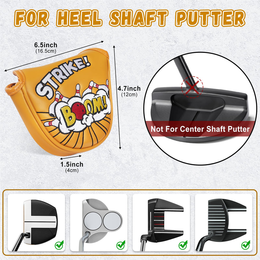 Boom Golf Magnetic Mallet Putter Headcover