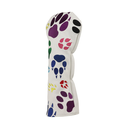 Colorful Bear Paw Golf Club Driver Head Cover