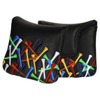 Colorful Golf Tees Golf Large Mallet Putter Head Cover- Craftsman Golf