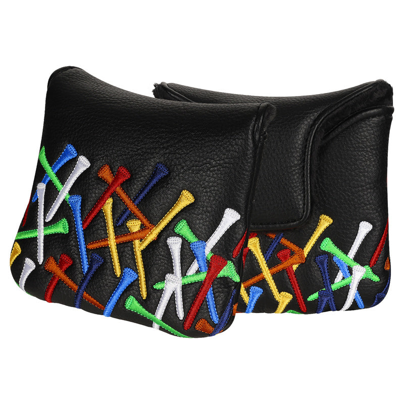 Colorful Golf Tees Golf Large Mallet Putter Head Cover- Craftsman Golf