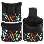 Colorful Golf Tees Golf Large Mallet Putter Head Cover- Craftsman Golf