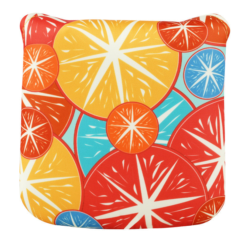 Colorful Orange Golf Club Large Mallet Putter Head Cover - Craftsman Golf