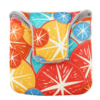 Colorful Orange Golf Club Large Mallet Putter Head Cover - Craftsman Golf