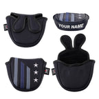 Custom Your Name Stars&Stripes Mallet Putter Headcover